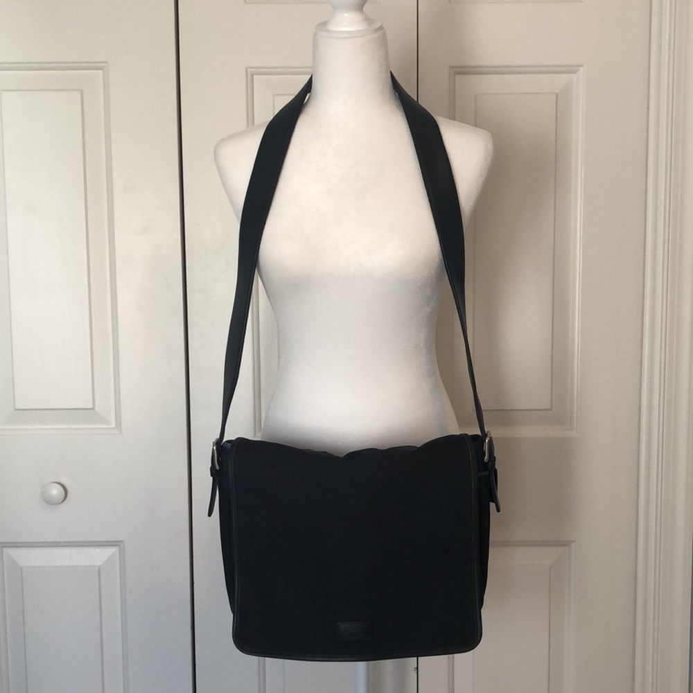 Coach 5118 Messenger Laptop Bag Black